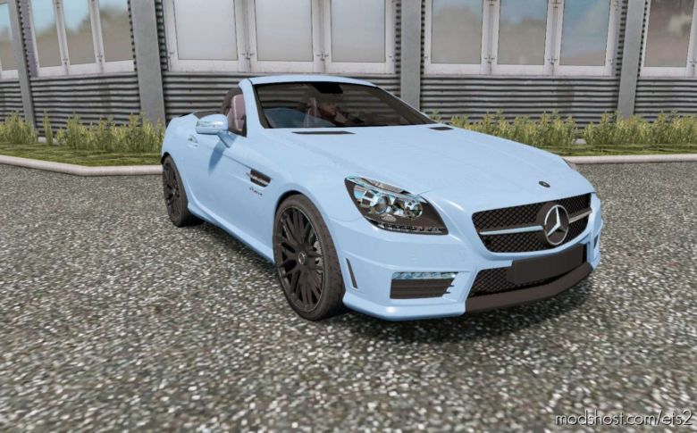 ETS2 Car Mod: Mercedes-Benz SLK 55 AMG (R172) (Featured)