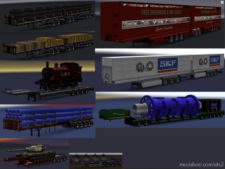 ETS2 Mod: Trailer Pack (Mostly UK Trailers) V9.16 By Chris45 1.36.X (Featured)