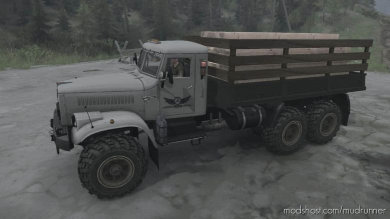 MudRunner Mod: Kraz-255B Truck V31.03.20 (Featured)