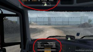 ATS Mirrors Mod: Small Route Advisor & Mini Mirrors 1.37.X (Image #3)