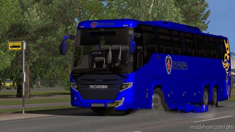 ATS Mod: Scania Touring BUS V1.3 (V1.35.X, 1.36.X ) (Featured)