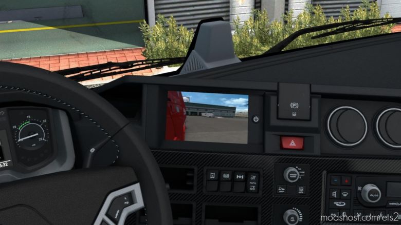 ETS2 Part Mod: GPS Drive Back Camera 1.36.X (Featured)