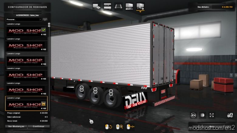 ETS2 Mod: Trailer Pack – Bulk-Bitrem-Bau Modshop (Featured)