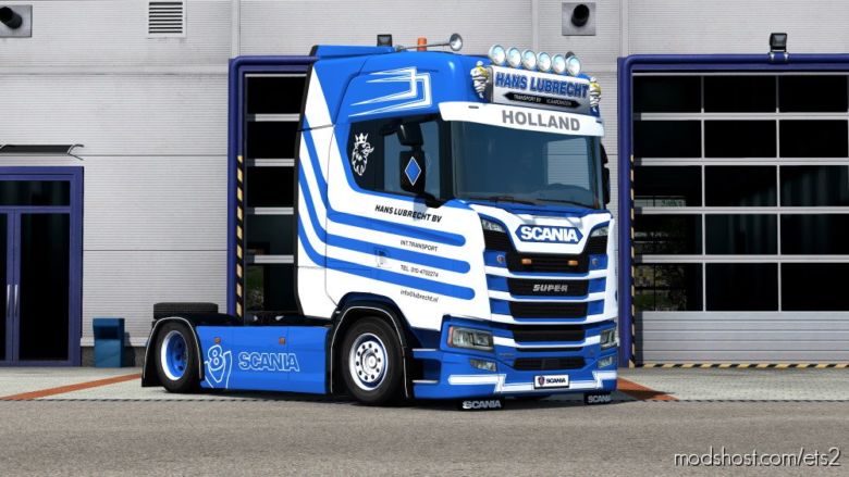 ETS2 Mod: Hans Lubrecht Transport Skin For Scania S (Featured)