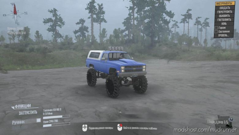 MudRunner Car Mod: Chevrolet C10 1986 ’MUD Truck’ & K30 Mod (Featured)