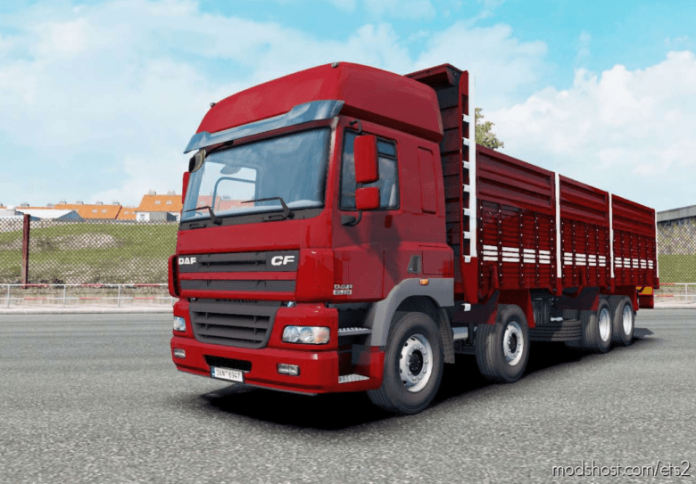 ETS2 Truck Mod: DAF CF85.480 8X4 Space CAB (1.36) (Featured)