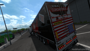 ETS2 Pack Mod: USA Covid-19 Trailer Skin (Image #2)