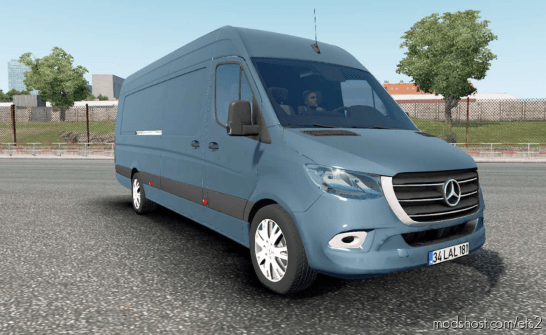 ETS2 Bus Mod: Mercedes-Benz Sprinter VS30 VAN 316 CDI 2019 V2.0 (1.36) (Featured)