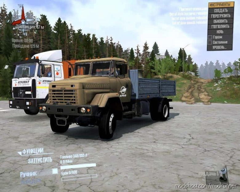 MudRunner Mod: Kraz-5133 Truck V1.1 (Featured)