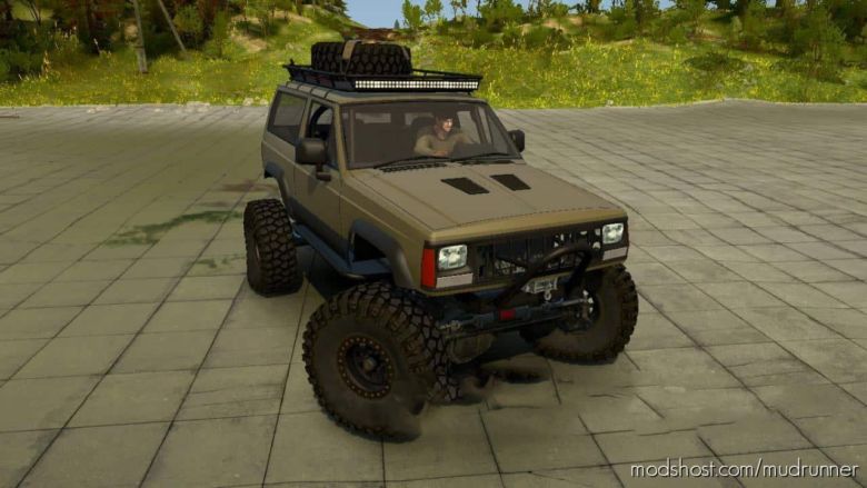 MudRunner Car Mod: Jeep XJ 2 Door Mod (Featured)