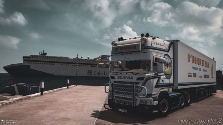 ETS2 Truck Mod: Scania D’hoine & Trailer 1.37 (Featured)