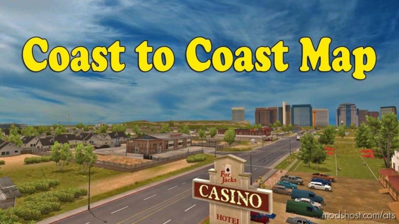 ATS Mod: Coast To Coast Map V2.11 1.37 (Featured)