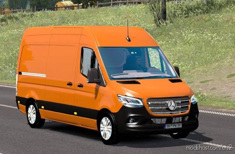 ETS2 Bus Mod: Mercedes Sprinter 2019 V3.0 Beta (Featured)