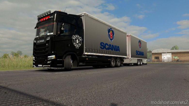 ETS2 Mod: MIX Of Nordic Companies Tandem Skin Pack (Featured)