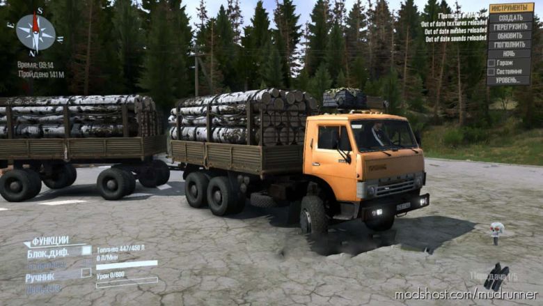 MudRunner Mod: Kamaz 55102 Truck Final (Featured)