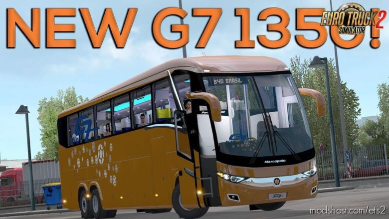 ETS2 Bus Mod: Marcopolo Paradiso 1350 NEW G7 V1.5 (Featured)