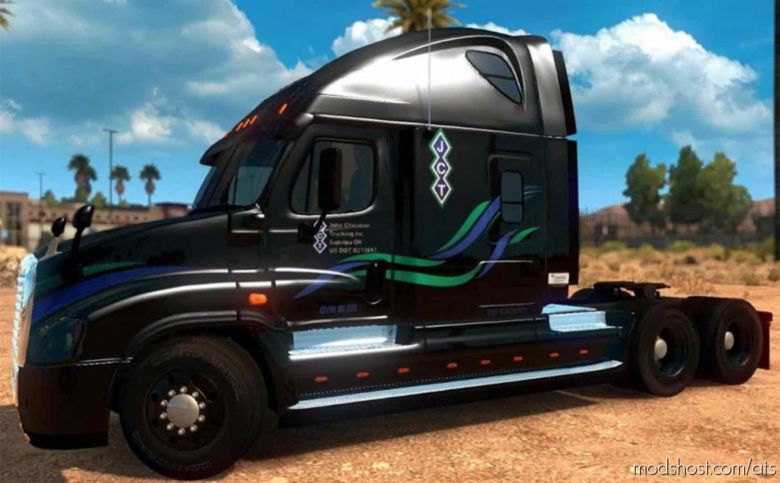 ATS Mod: 50 Skins Pack For Freightliner Cascadia ATS 1.37.X (Featured)