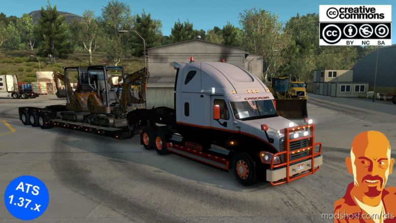 ATS Mod: Freightliner Cascadia 1.37.X Truck (Featured)