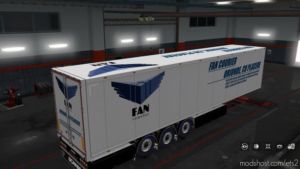 ETS2 Mod: FAN Courier Trailer Skin (Image #2)