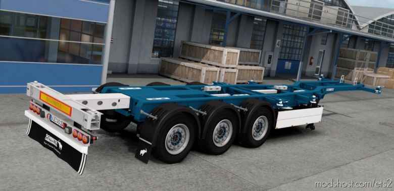 ETS2 Mod: Schmitz Container Trailer SCF (Featured)