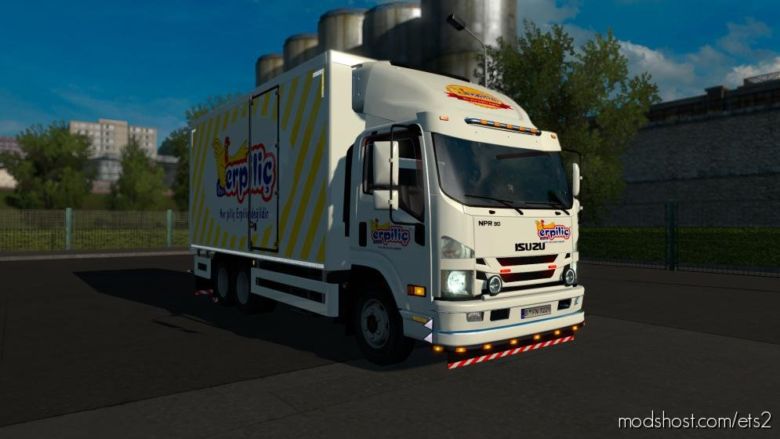 ETS2 Isuzu Truck Mod: NPR 1.36 – 1.37 (Featured)