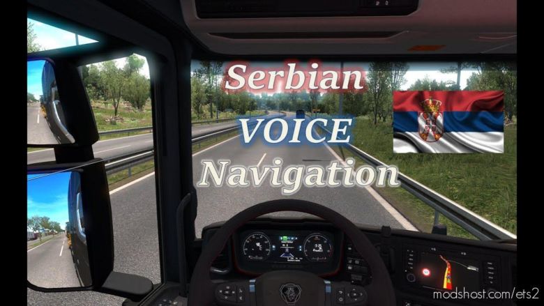 ETS2 Sound Mod: Serbian Voice Navigation V0.0.0.45 Beta (Featured)