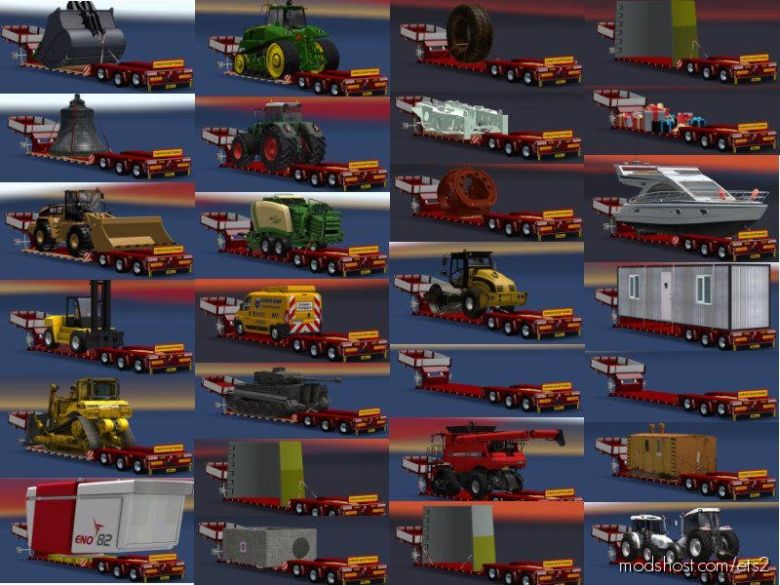 ETS2 Trailer Mod: Doll Vario 3Axle Owned 1.36.X (Featured)