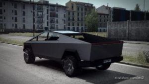 ETS2 Tesla Car Mod: Cybertruck 1.37 (Image #3)