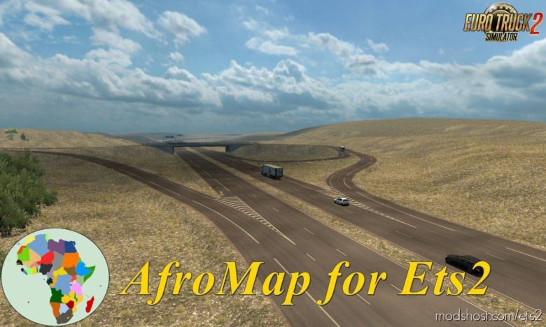 ETS2 MAN Mod: Afromap V2.1 1.37.X (Featured)