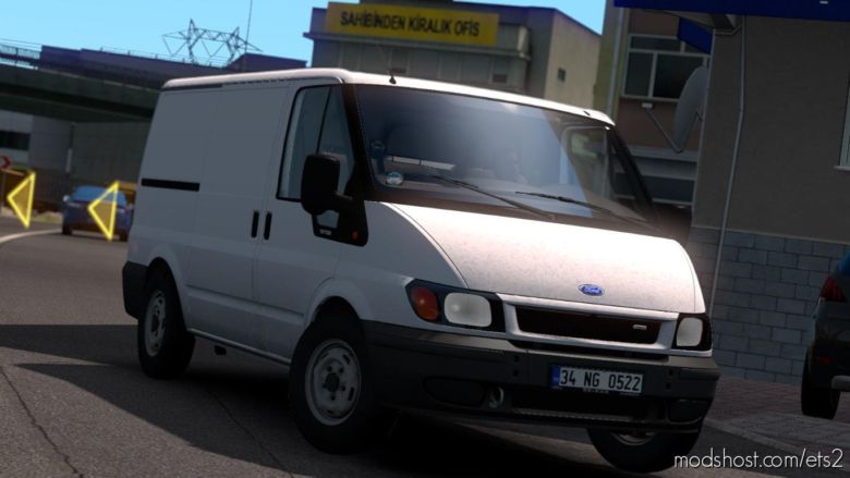 ETS2 Ford Car Mod: Transit MK6 V1R30 1.37.X (Featured)