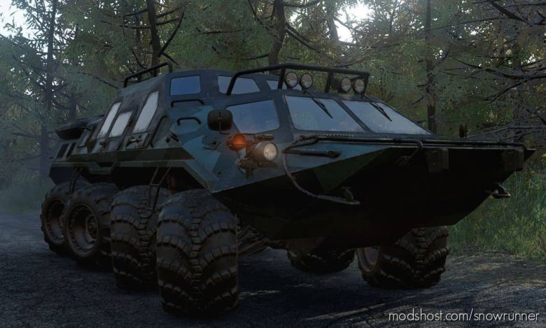 SnowRunner Vehicle Mod: The TUZ Tank 1.1.2 (Featured)