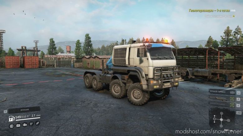 SnowRunner Mod: Azov 64131 Buffed Truck 1.1 (Featured)