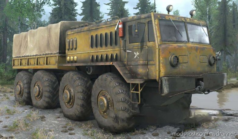 MudRunner Textures Mod: MAZ Retekstur Mod (Featured)