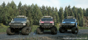 SnowRunner Car Mod: Hummer H2 MUD Modification 1.0.4 (Featured)