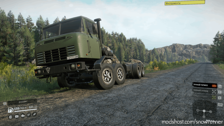 SnowRunner Mod: Kraz CHR Truck 2.1 (Featured)