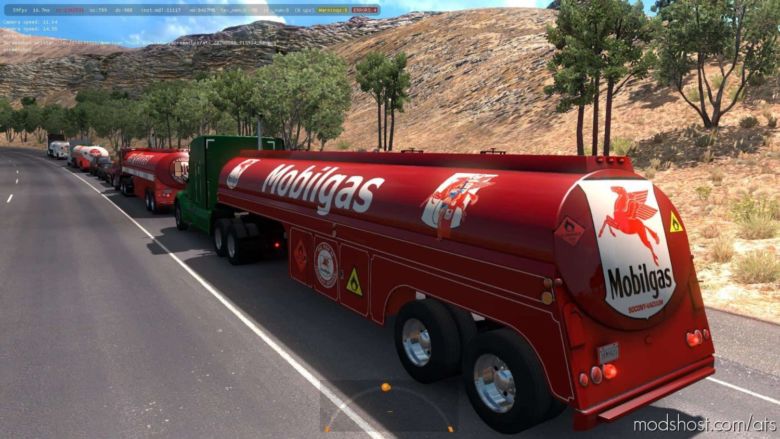 ATS Trailer Mod: Fuel Tankers Of The 50S Of Duel V1.4 (Featured)