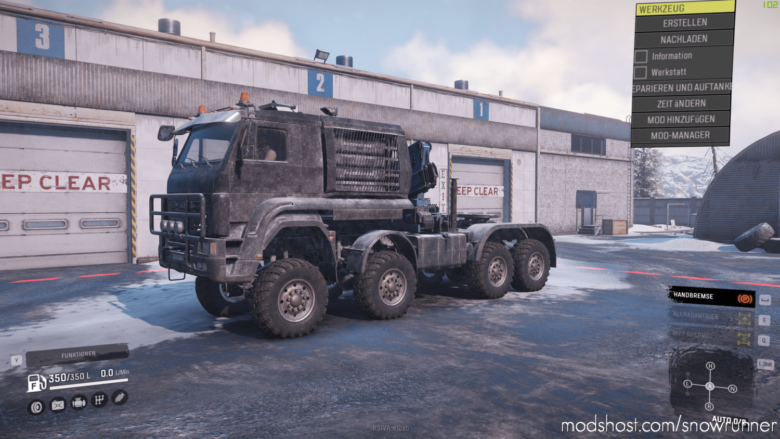 SnowRunner Mod: Azov 64131 Tuning Truck V1.7.2 (Featured)