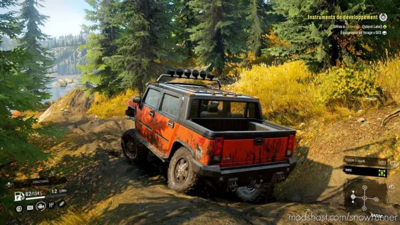 SnowRunner Mod: Hummer H2 Hyperflex (Featured)