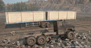 SnowRunner Mod: Emil’s Offroad Flatbed Semitrailer (Featured)