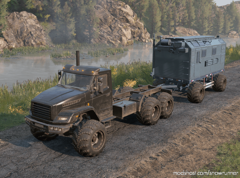 SnowRunner Mod: Offroad Service Trailer (Featured)