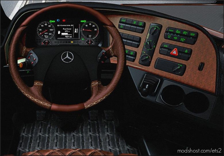 ETS2 Mod: Mercedes Actros 2009 Interior V1.2 (Featured)