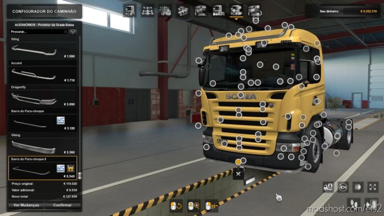 ETS2 Scania Part Mod: Compatibility HS Schoch For RJL ALL Mods 1.37 (Featured)