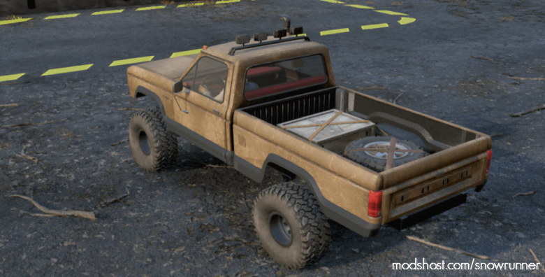 SnowRunner Car Mod: IR 1983 Ford Ranger V1.0.2 (Featured)