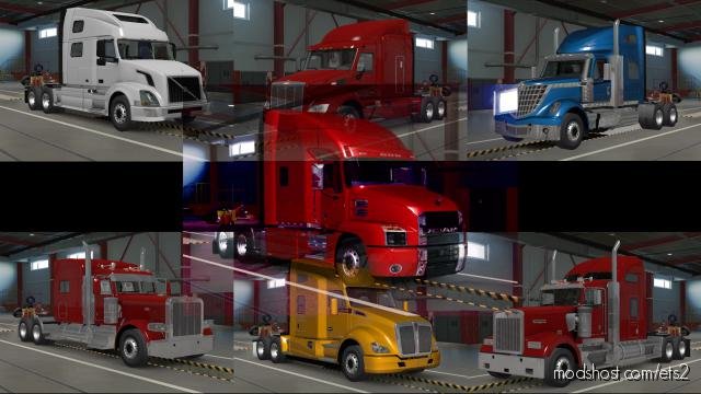 ETS2 Peterbilt Mod: American Trucks Bundle 1.37 (Featured)