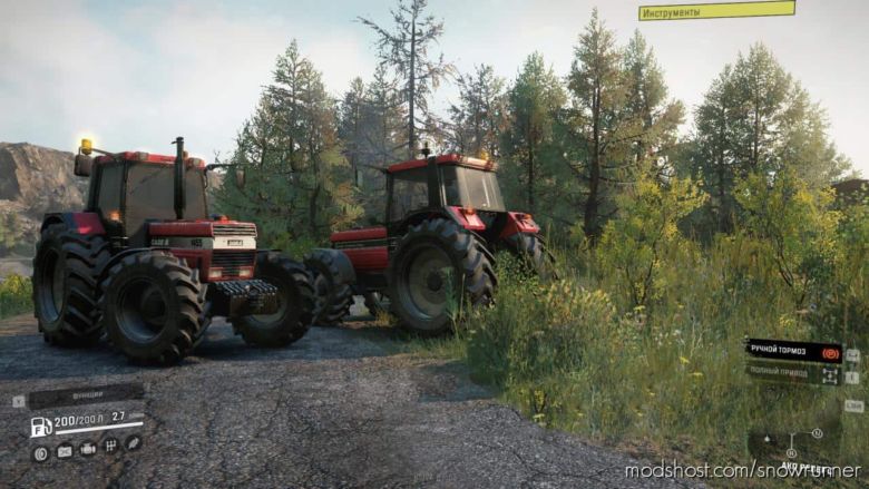 SnowRunner Tractor Mod: Case IH 1455XL Reload Version (Featured)