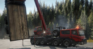 SnowRunner Addon Mod: Azov 73210 US Crane (Upgraded) And Suspension Lift V1.1.0 (Image #5)