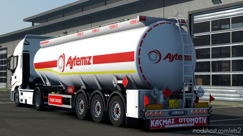 ETS2 Mod: Kassbohrer Tanker Trailer 1.37 (Featured)