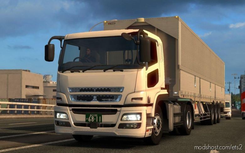 ETS2 Truck Mod: Mitsubishi Fuso Supergreat 1.37 (Featured)