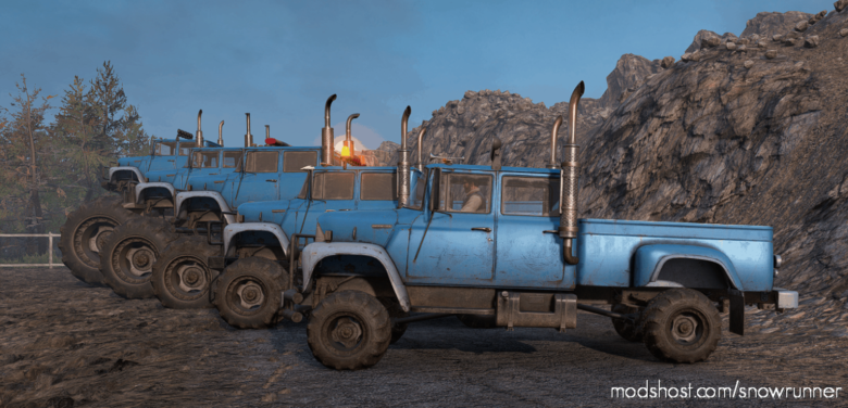 SnowRunner Car Mod: International Loadstar 1700 Monster Truck V1.0.1 (Featured)