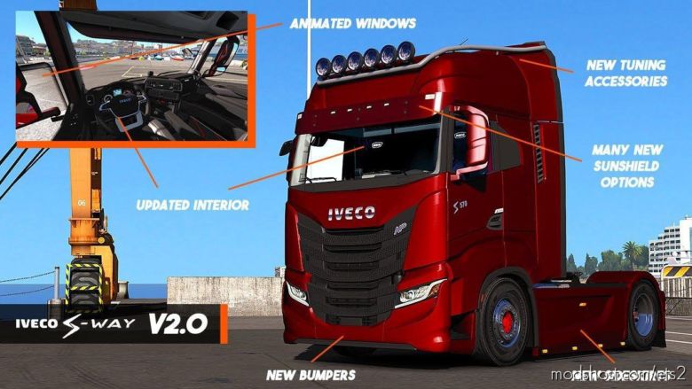 ETS2 Iveco Truck Mod: S-Way 2020 + Interior V2.0 (Featured)